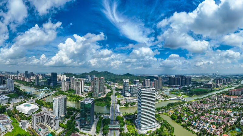 南沙城市风景图。刘伟 摄