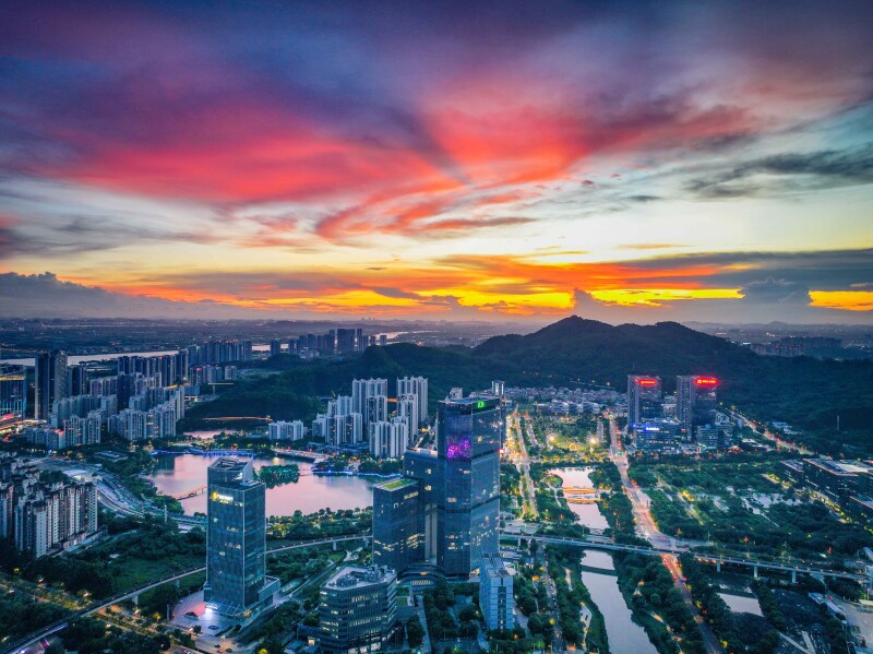 南沙城市风景图。刘伟 摄