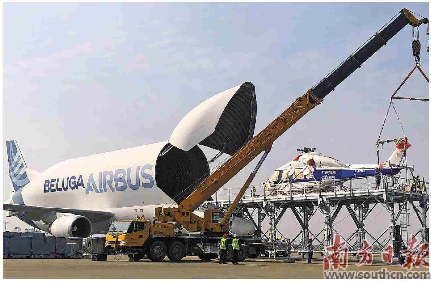  空客交付首架H175。南方日报记者 张令 摄